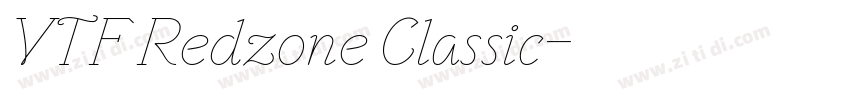 VTF Redzone Classic字体转换